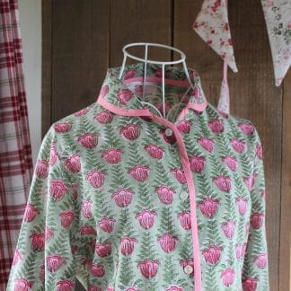 Green and Pink Tulip Olivia Pyjamas