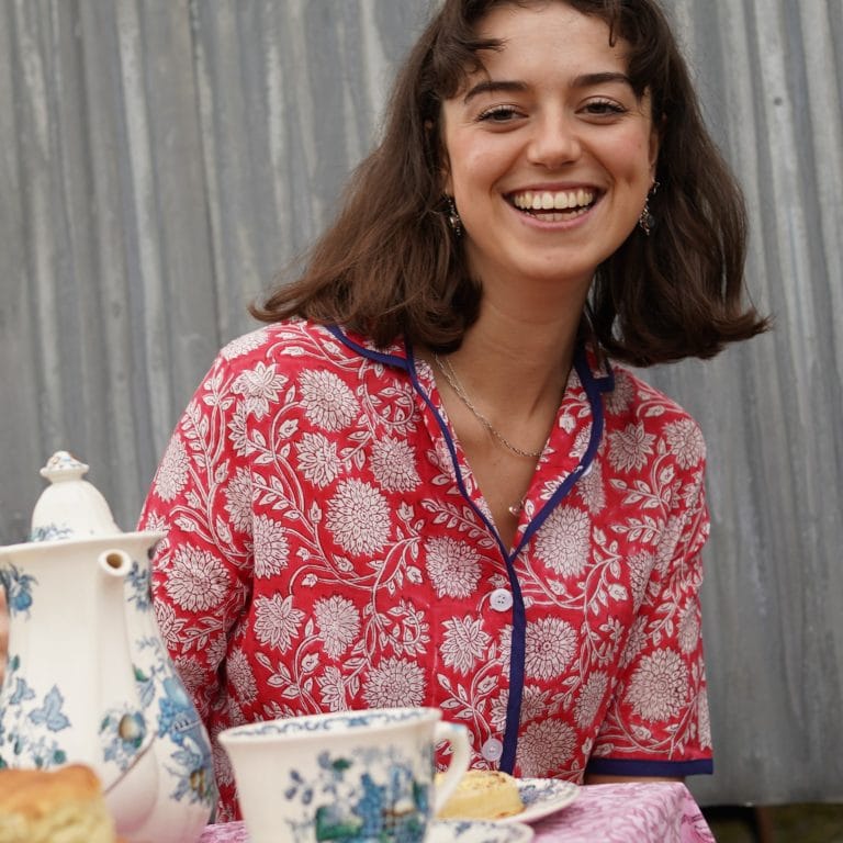 Crimson Garden Francie Shortie PJs