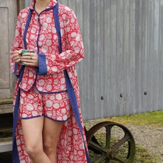 Crimson Garden Lamorna Robe