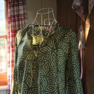 Olive Stencil Hermione Boho Blouse 3