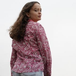 Pink Paisley Felicity Shirt 2