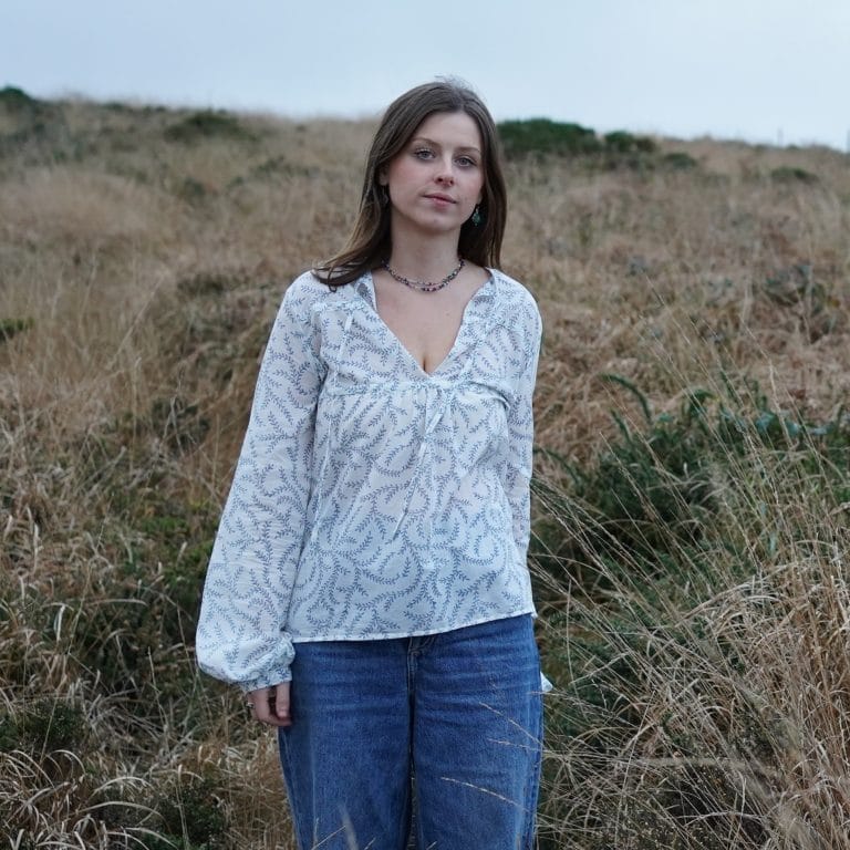 Wild Blue Fern Hermione Boho Blouse
