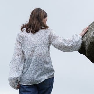 Wild Fern Hermione Boho Blouse Back View