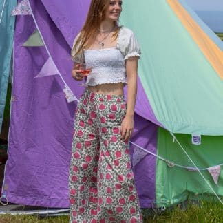 Pink Tulip Festival Trousers