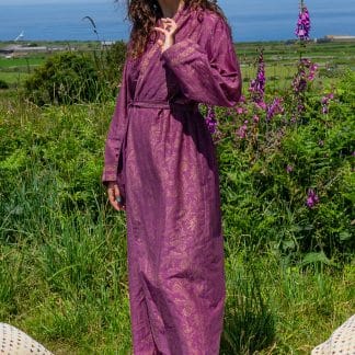 Amethyst Silk Marazion Robe
