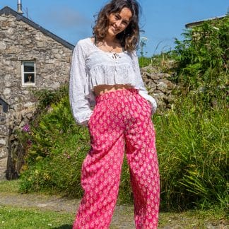 Hot Pink Festival Trousers