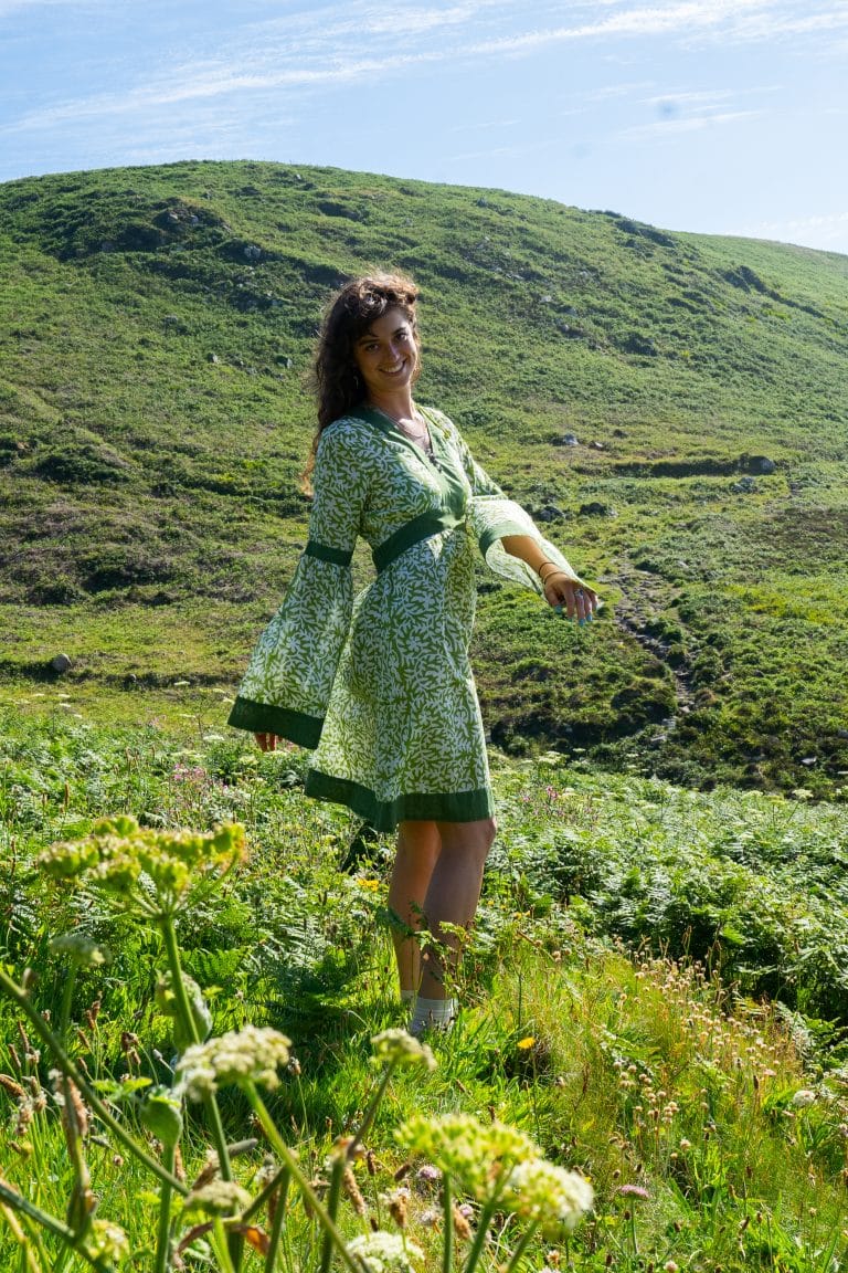 Sage Stencil Rosalyn Dress